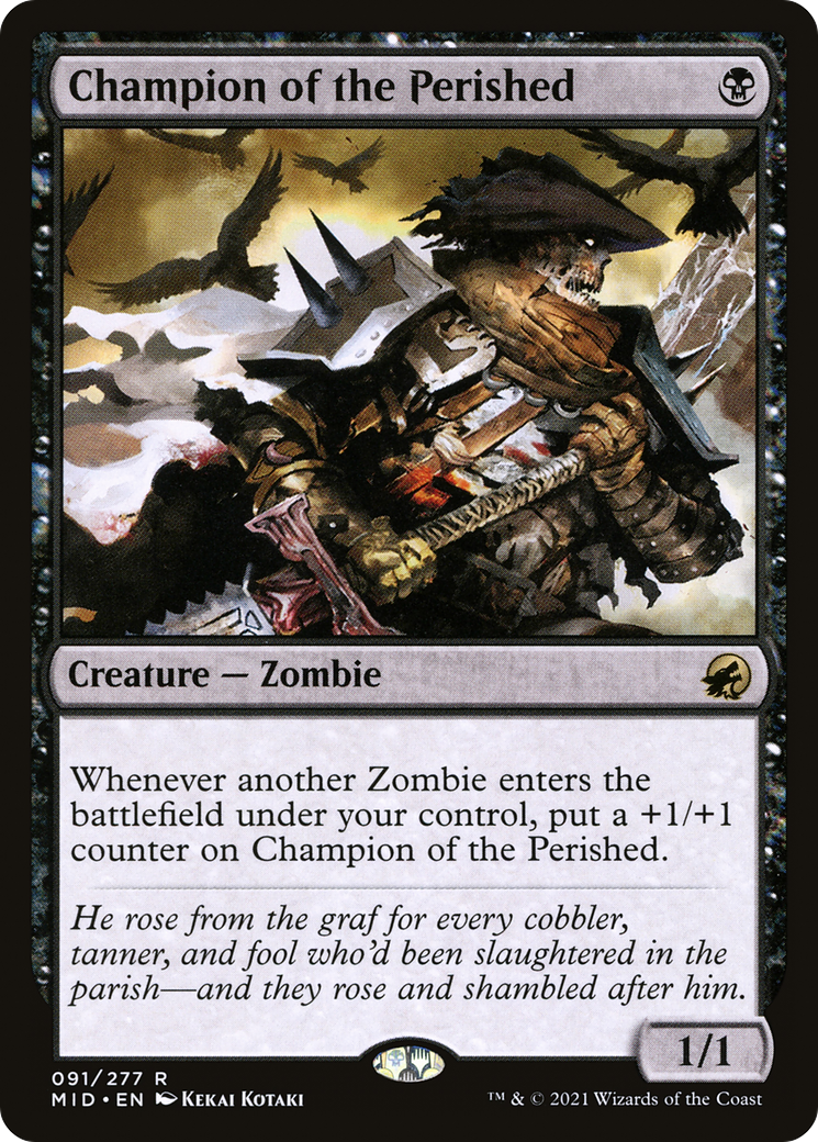 Champion of the Perished (091) Foil - Innistrad: Midnight Hunt