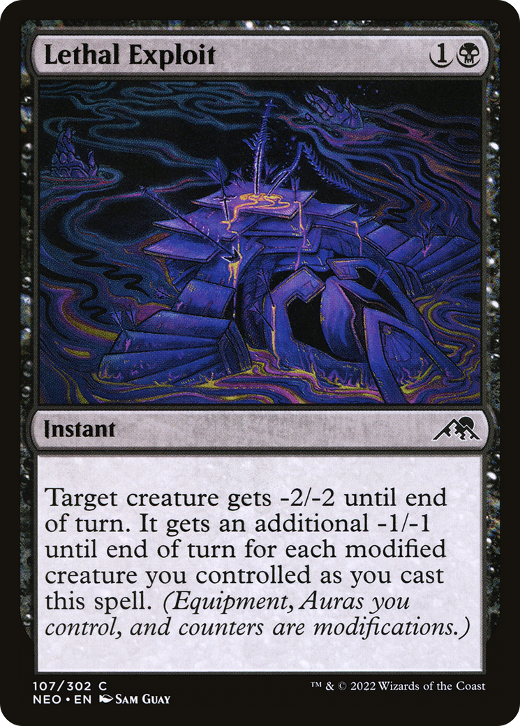 Lethal Exploit (107) Foil - Kamigawa: Neon Dynasty