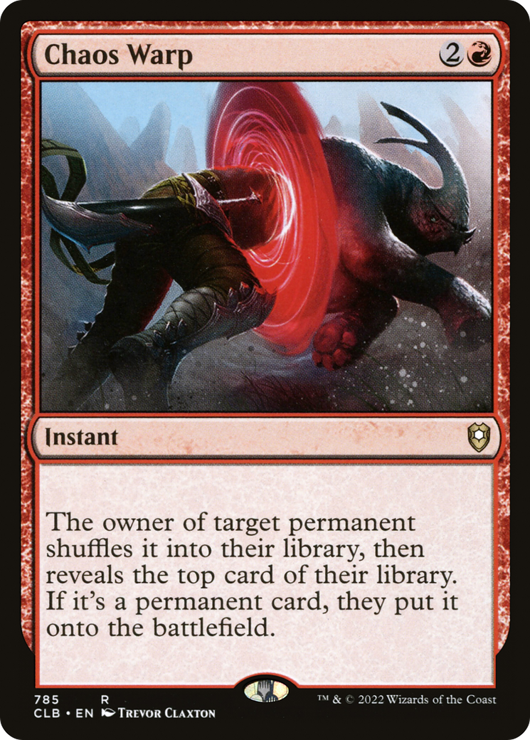 Chaos Warp (785) - Commander Legends: Battle for Baldur's Gate