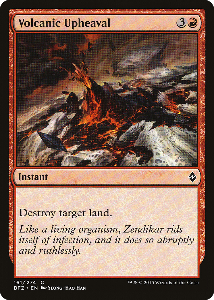 Volcanic Upheaval (161) - Battle for Zendikar