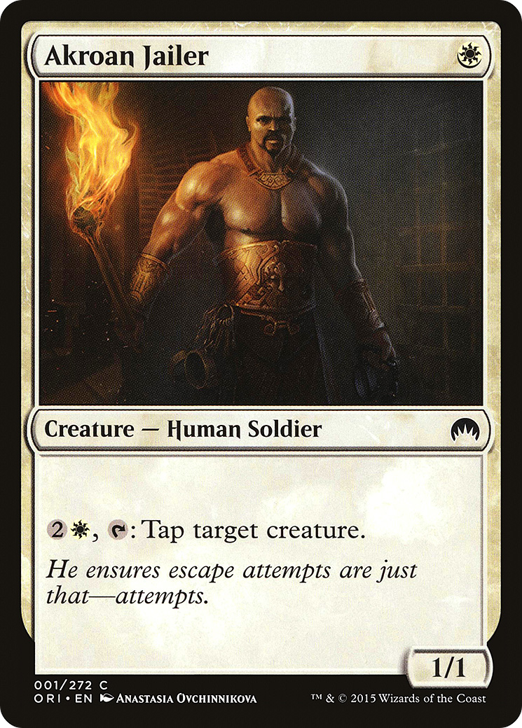 Akroan Jailer (001) - Magic Origins