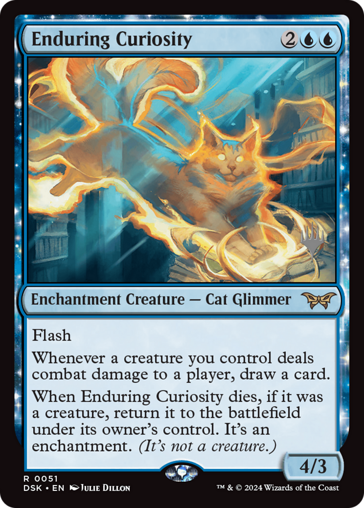 Enduring Curiosity (051) - Duskmourn: House of Horror Promos