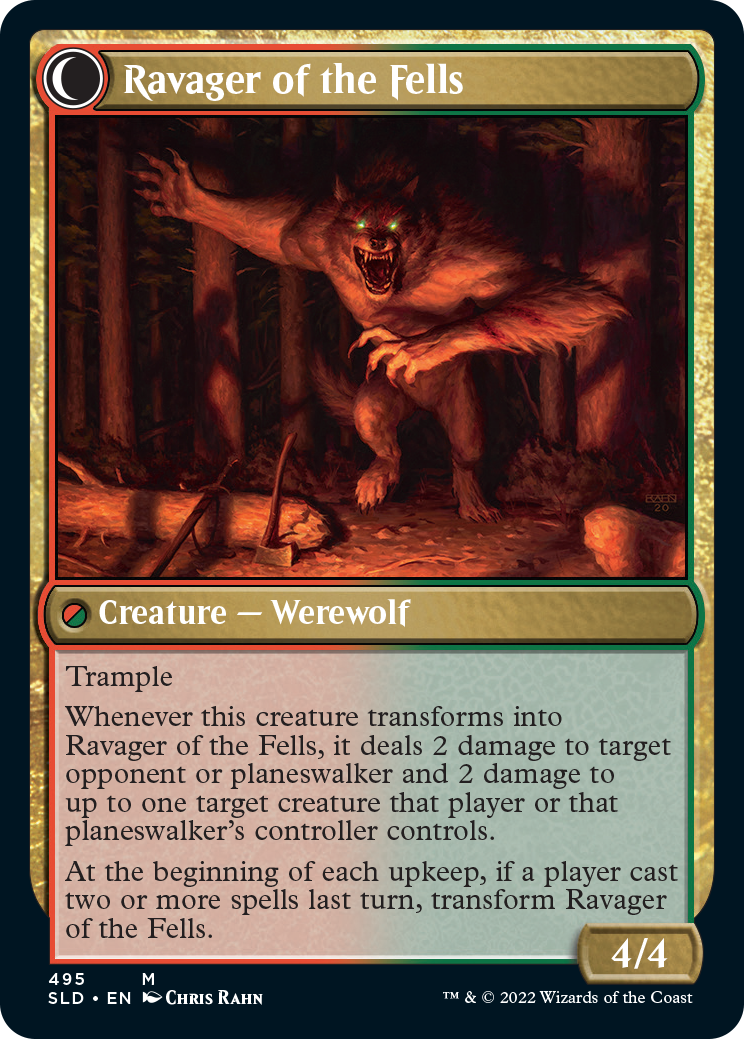 Huntmaster of the Fells // Ravager of the Fells (495) - Secret Lair Drop