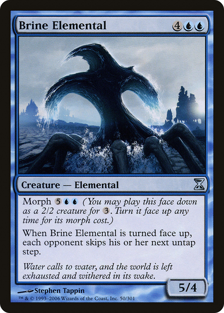 Brine Elemental (050) Foil - Time Spiral