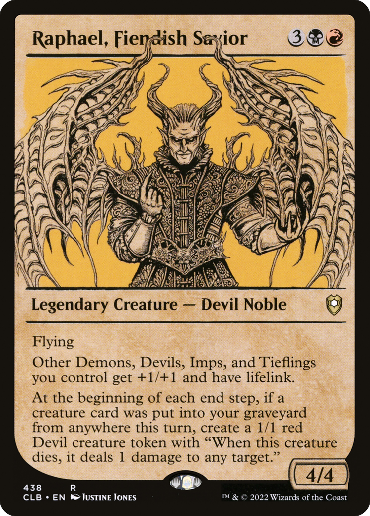 Raphael, Fiendish Savior (Showcase) (438) - Commander Legends: Battle for Baldur's Gate