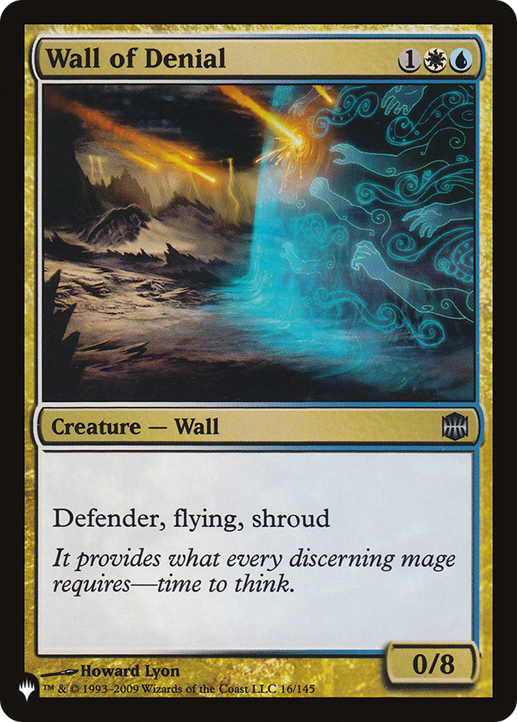 Wall of Denial (ARB-16) - The List