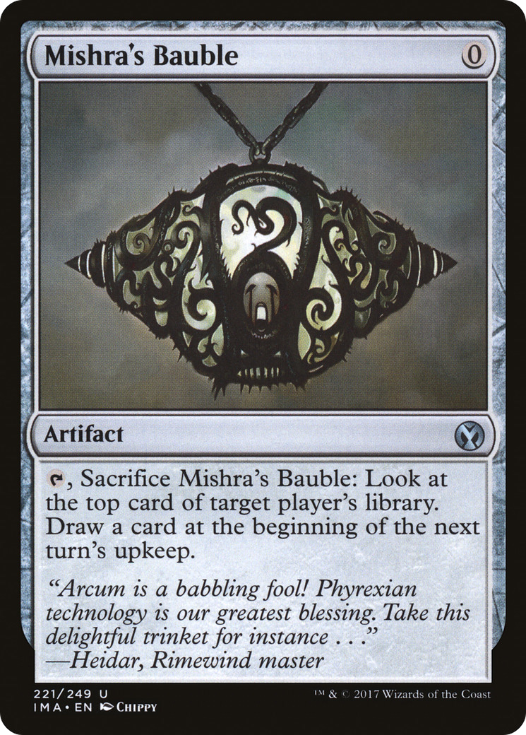 Mishra's Bauble (221) Foil - Iconic Masters