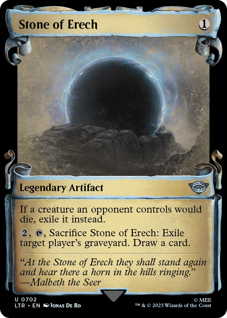 Stone of Erech (Showcase Scrolls) (Showcase) (702) Foil - The Lord of the Rings: Tales of Middle-earth