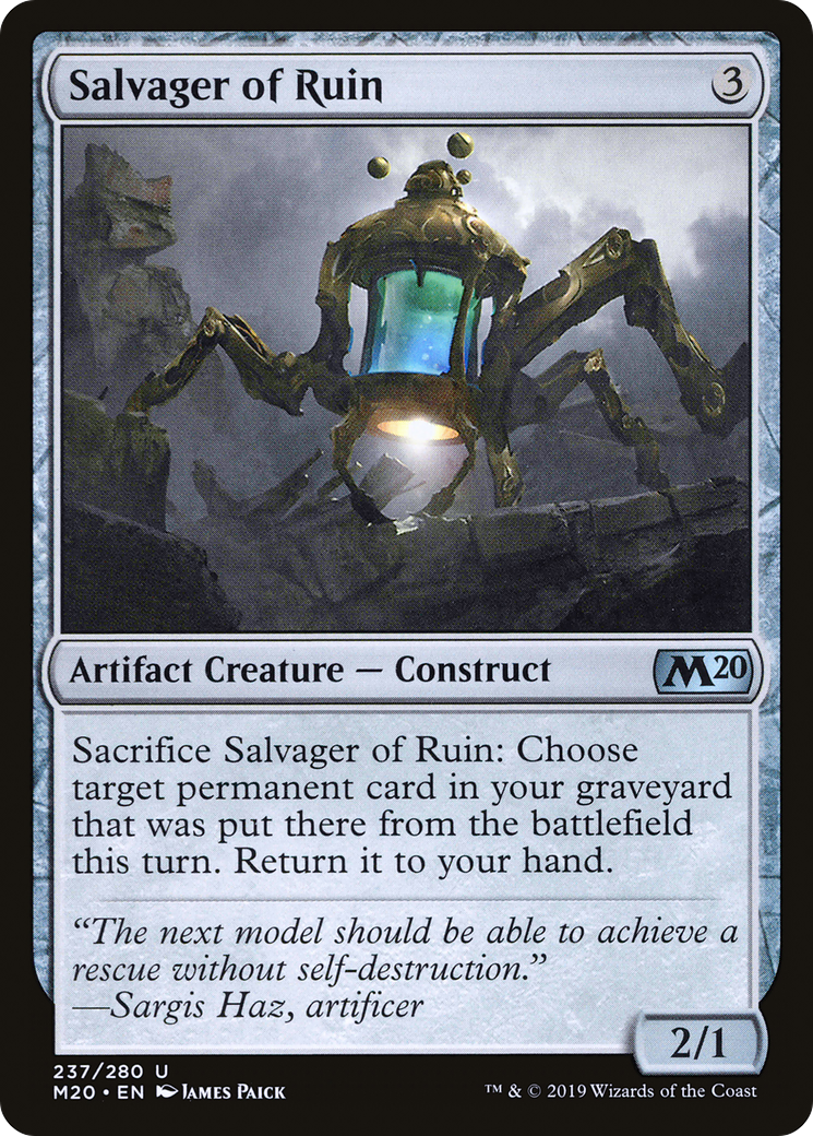 Salvager of Ruin (237) Foil - Core Set 2020