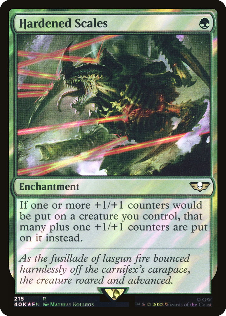 Hardened Scales (215) Surge Foil - Warhammer 40,000 Commander