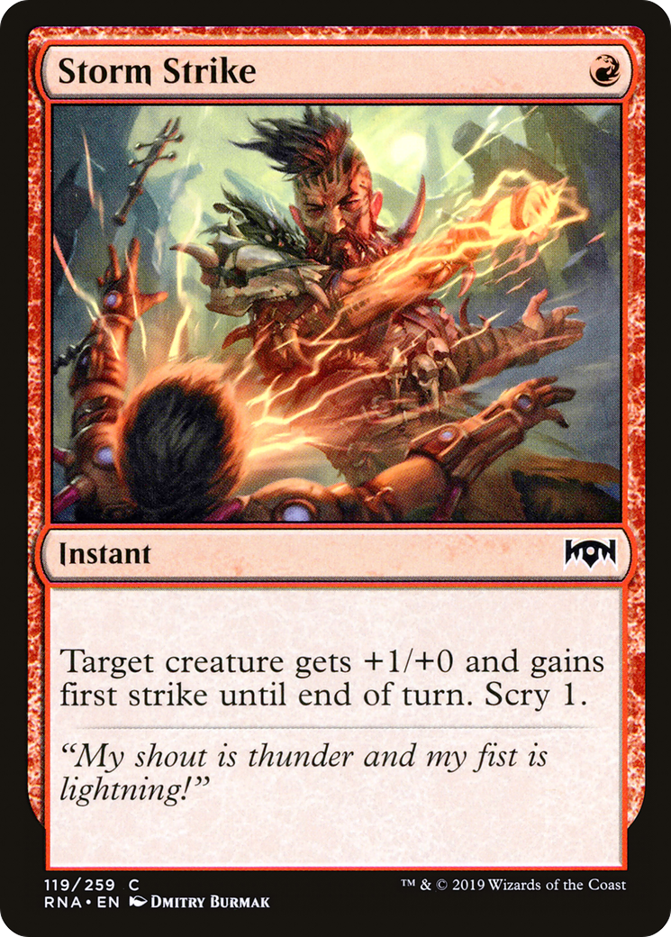 Storm Strike (119) Foil - Ravnica Allegiance