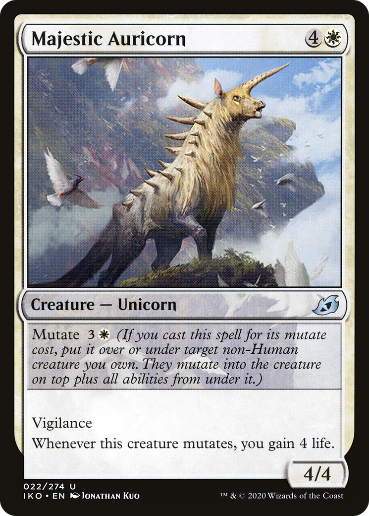 Majestic Auricorn (022) Foil - Ikoria: Lair of Behemoths