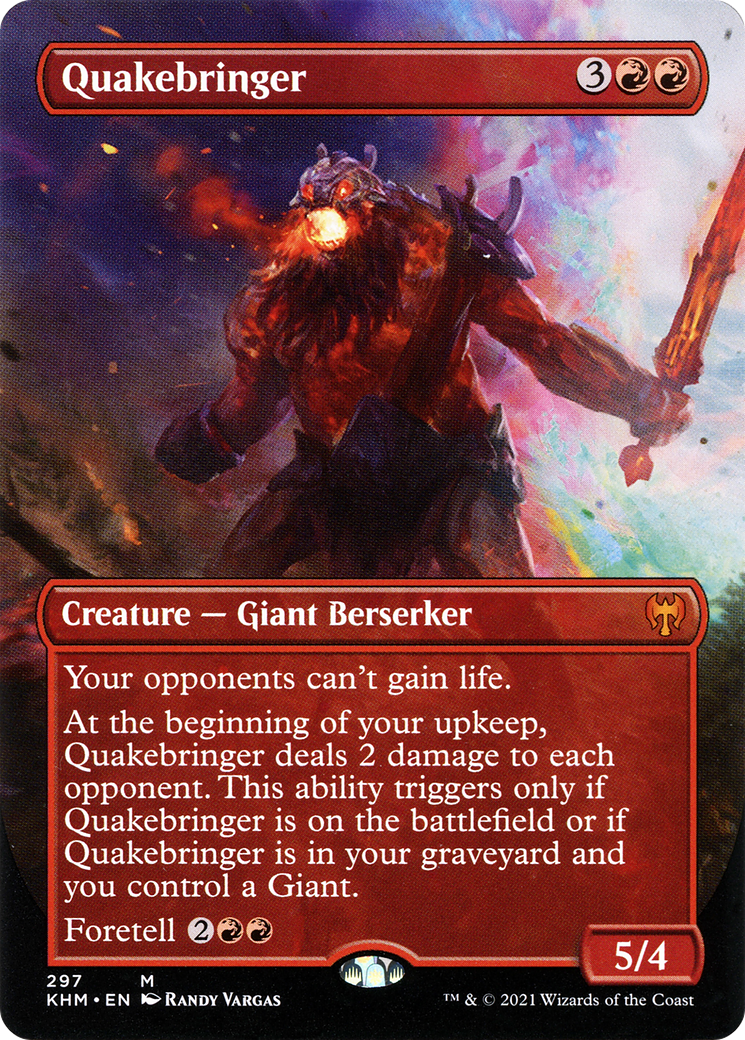 Quakebringer (Borderless) (297) Foil - Kaldheim