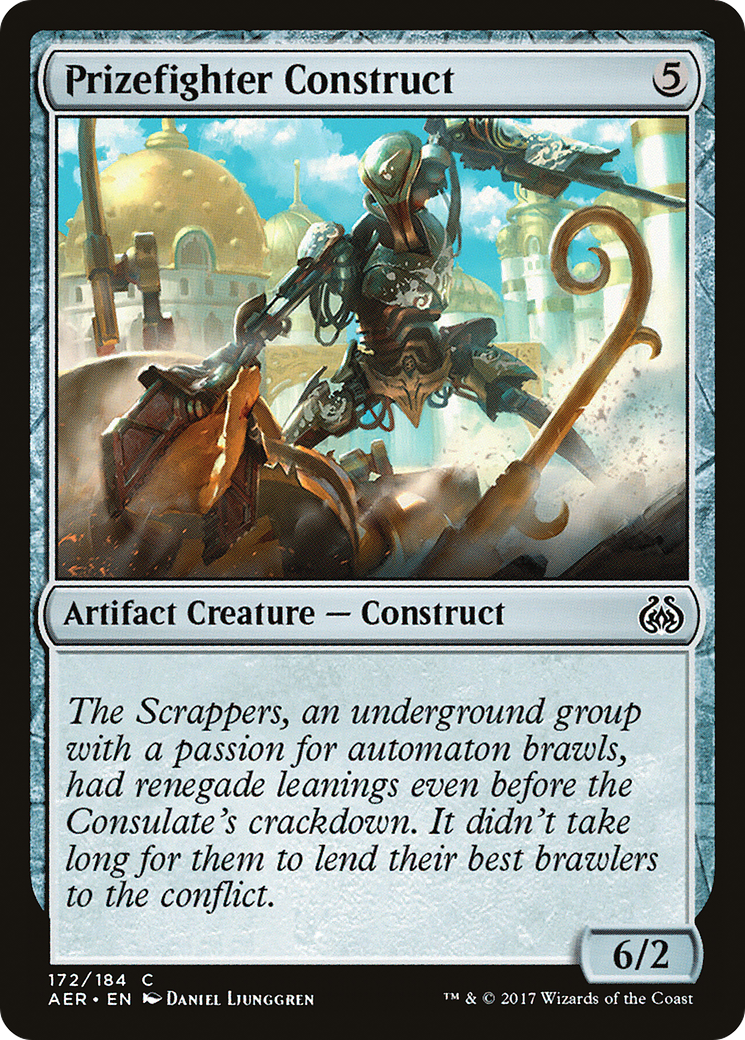 Prizefighter Construct (172) Foil - Aether Revolt
