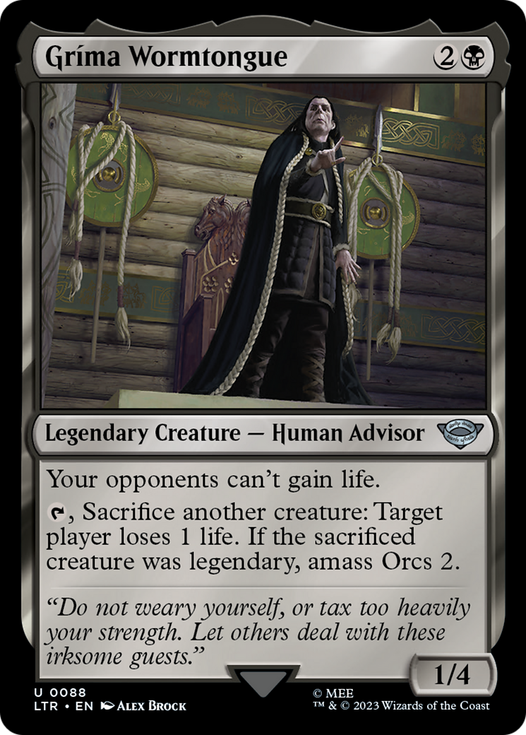 Grima Wormtongue (088) Foil - The Lord of the Rings: Tales of Middle-earth