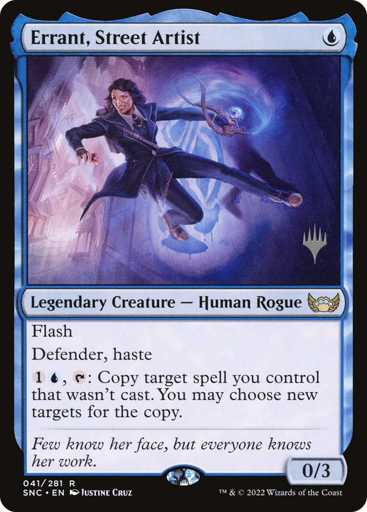 Errant, Street Artist (41p) Foil - Streets of New Capenna Promos