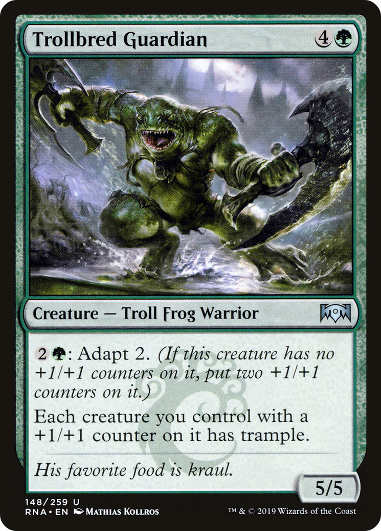 Trollbred Guardian (148) Foil - Ravnica Allegiance