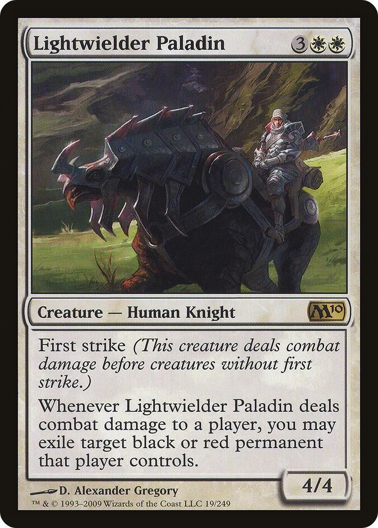 Lightwielder Paladin (019) - Magic 2010