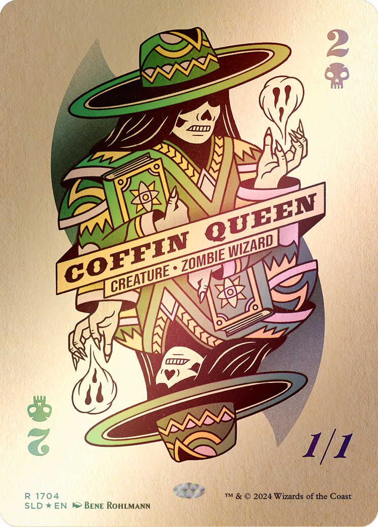 Coffin Queen (1704) Rainbow Foil - Secret Lair Drop