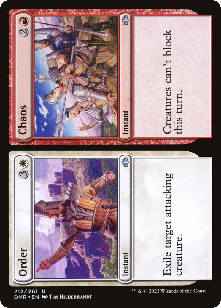 Order // Chaos (212) Foil - Dominaria Remastered