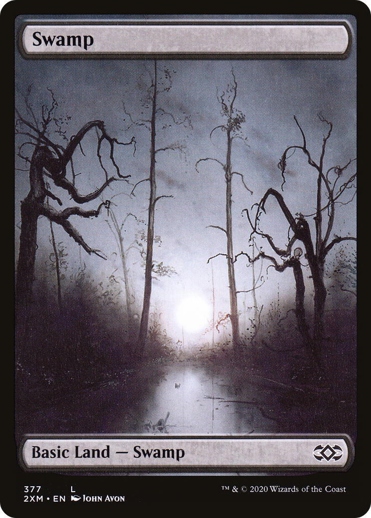 Swamp (377) Foil - Double Masters