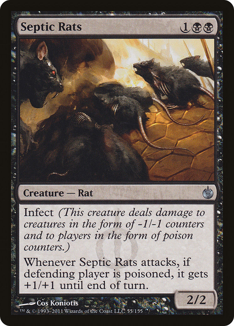 Septic Rats (055) - Mirrodin Besieged