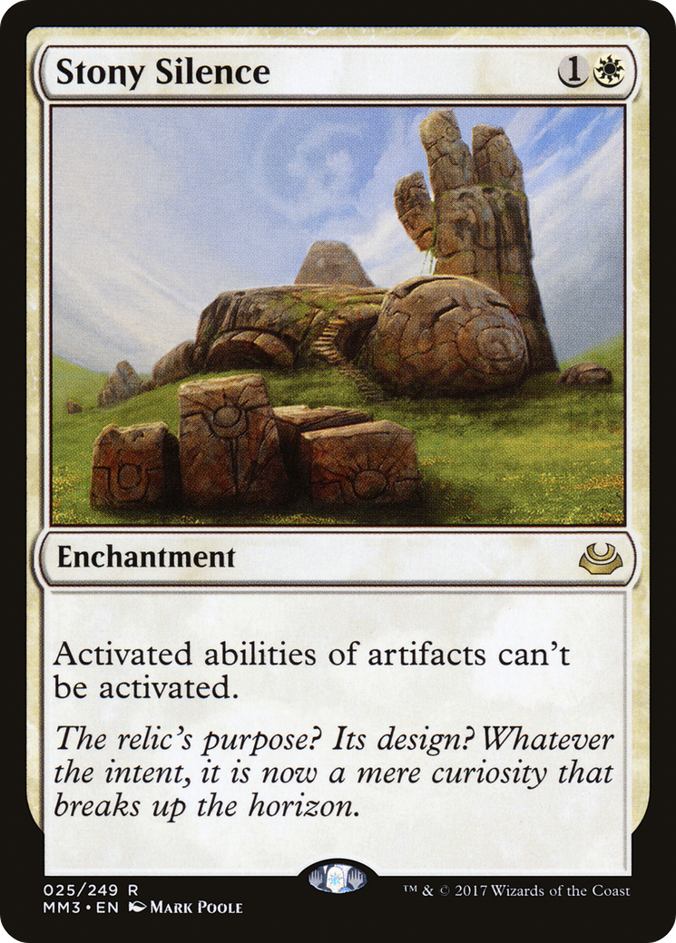 Stony Silence (025) Foil - Modern Masters 2017