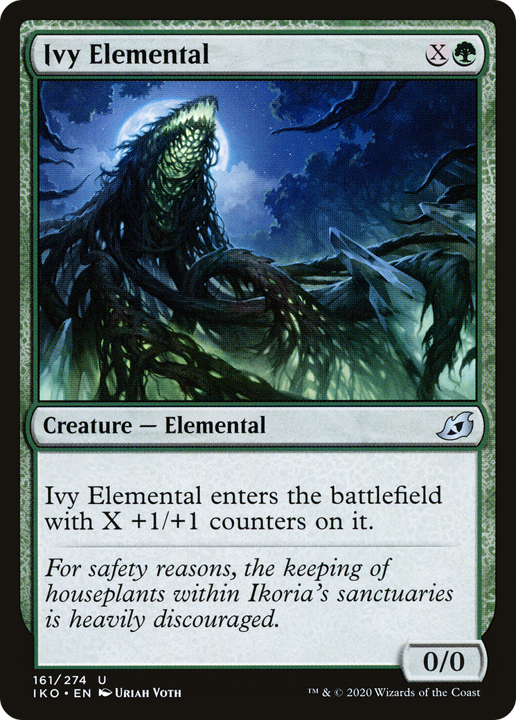 Ivy Elemental (161) Foil - Ikoria: Lair of Behemoths