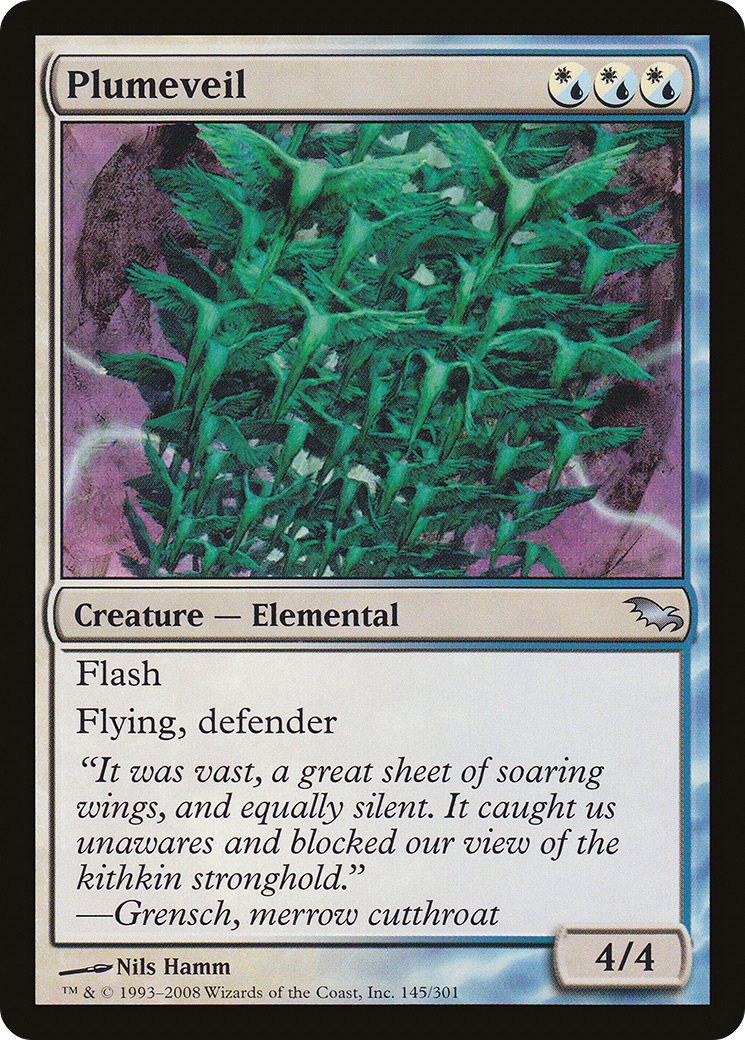 Plumeveil (145) Foil - Shadowmoor