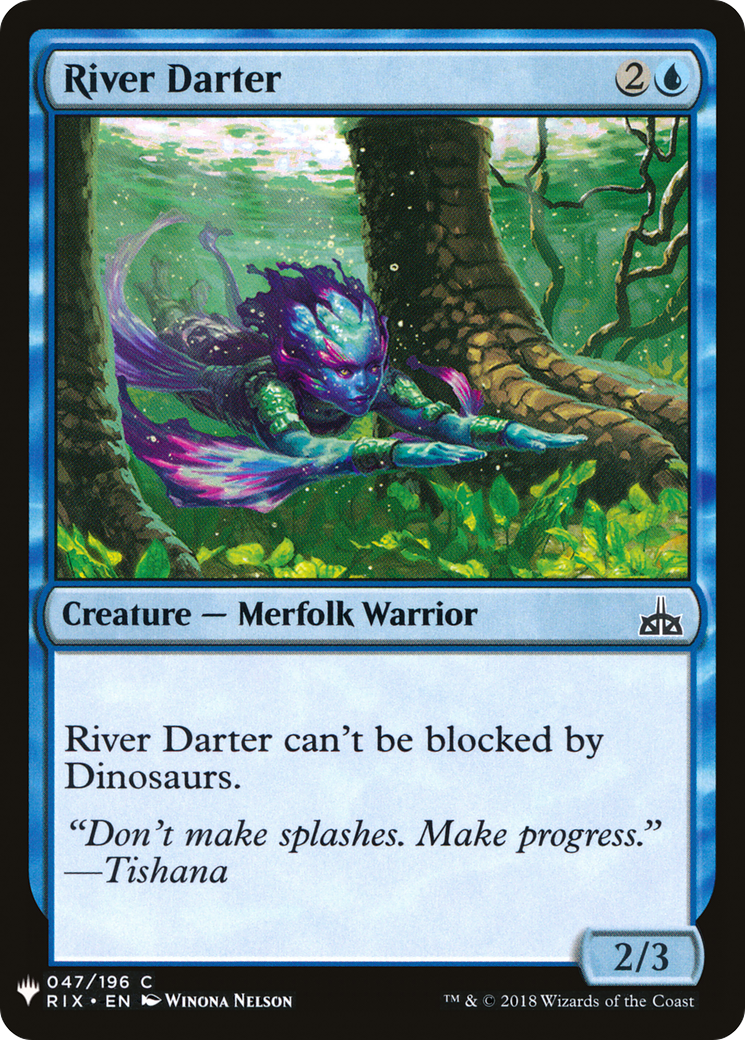 River Darter (047) - The List