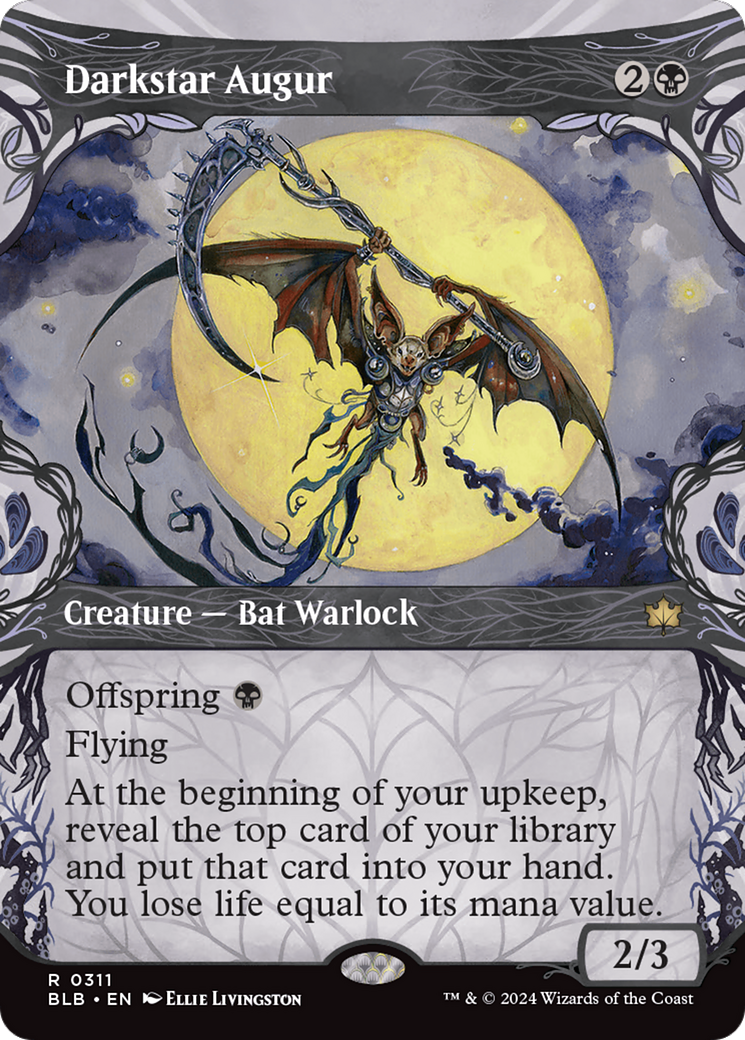 Darkstar Augur (Showcase) (311) Foil - Bloomburrow