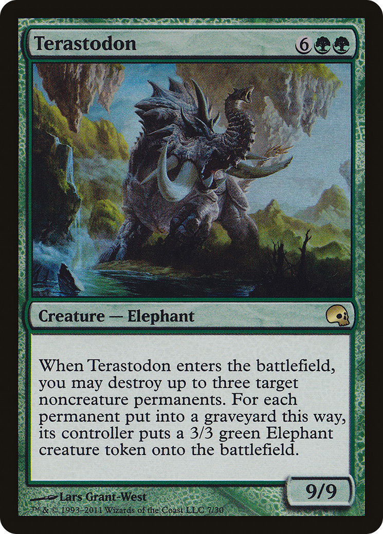 Terastodon (007) Foil - Premium Deck Series: Graveborn