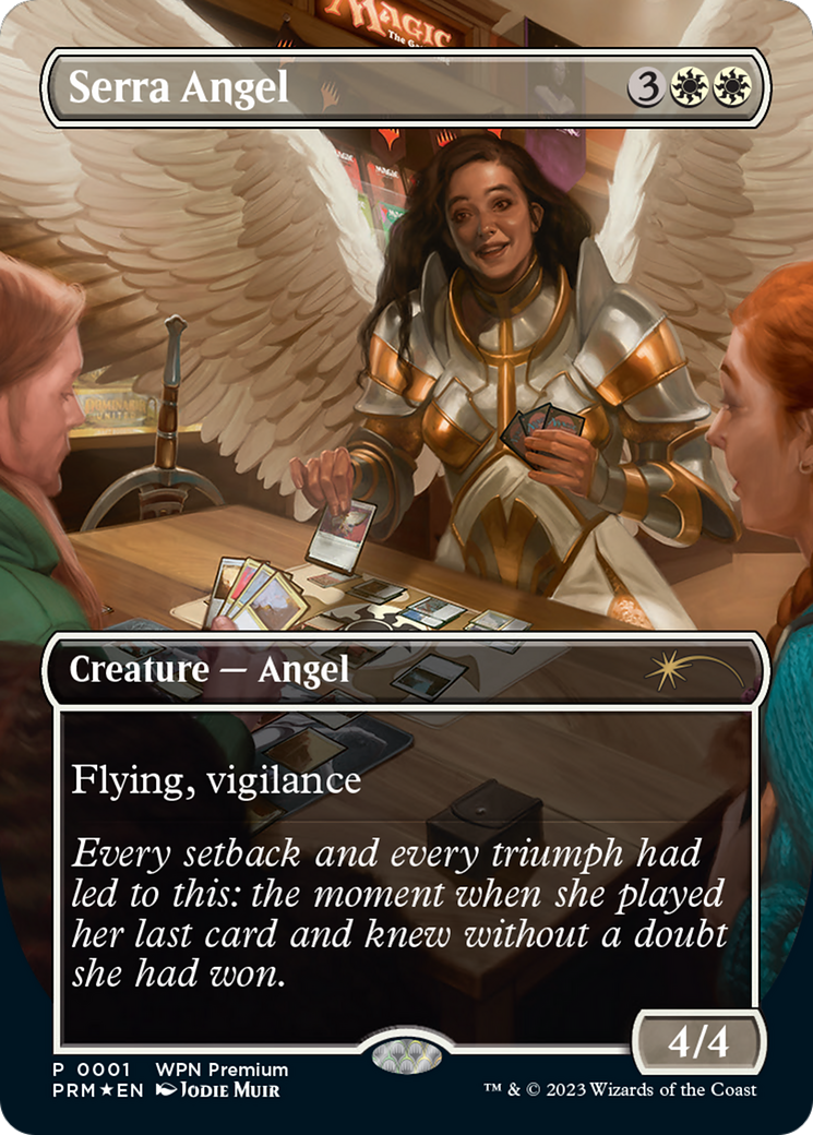 Serra Angel(Borderless) Foil (001)
