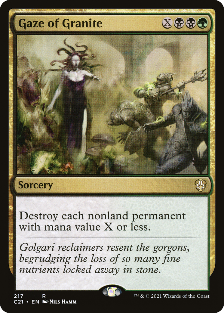 Gaze of Granite (217) - Commander 2021
