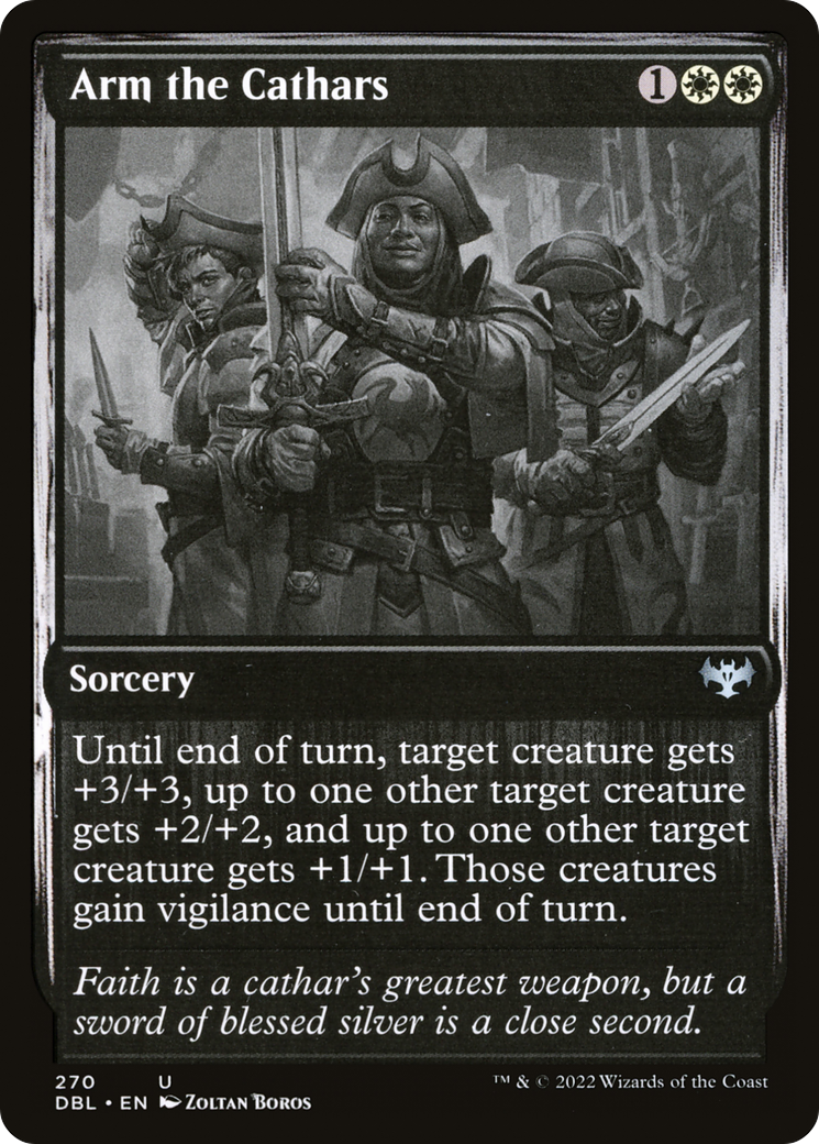 Arm the Cathars (270) Foil - Innistrad: Double Feature