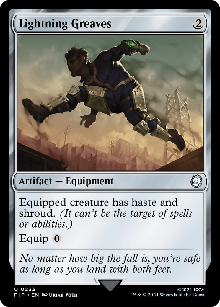 Lightning Greaves (233) Foil - Fallout