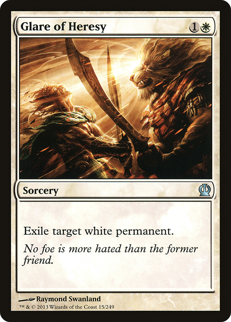 Glare of Heresy (015) Foil - Theros