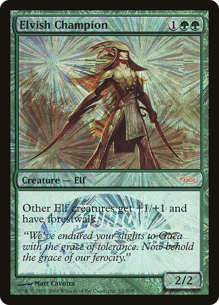 Elvish Champion (Junior Series Europe) (002) Foil - Junior Series Europe