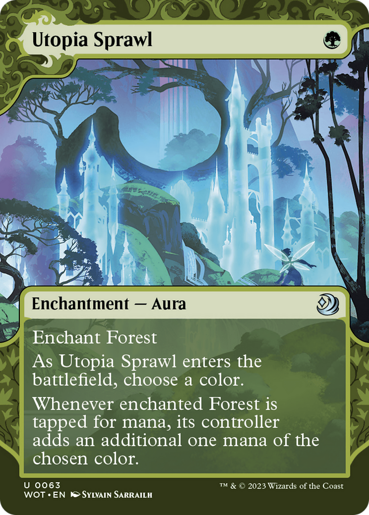 Utopia Sprawl (Showcase) (063) Foil - Wilds of Eldraine: Enchanting Tales