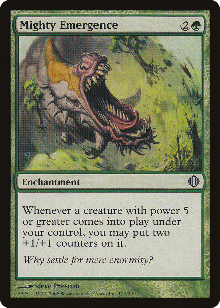 Mighty Emergence (137) Foil - Shards of Alara