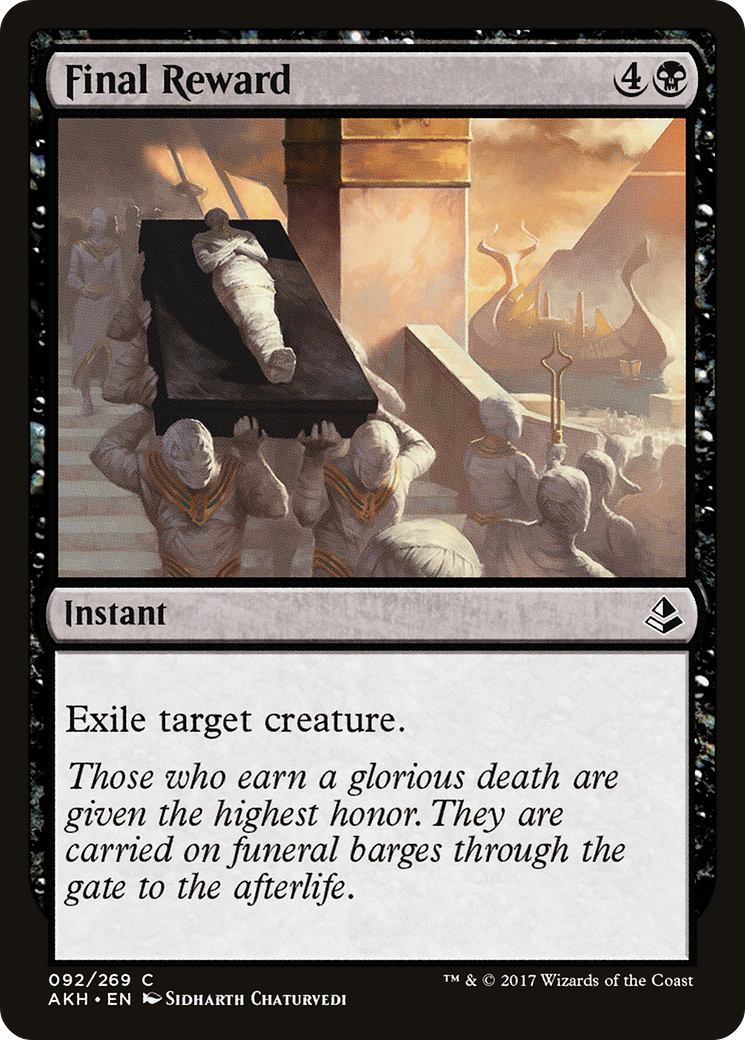 Final Reward (092) - Amonkhet
