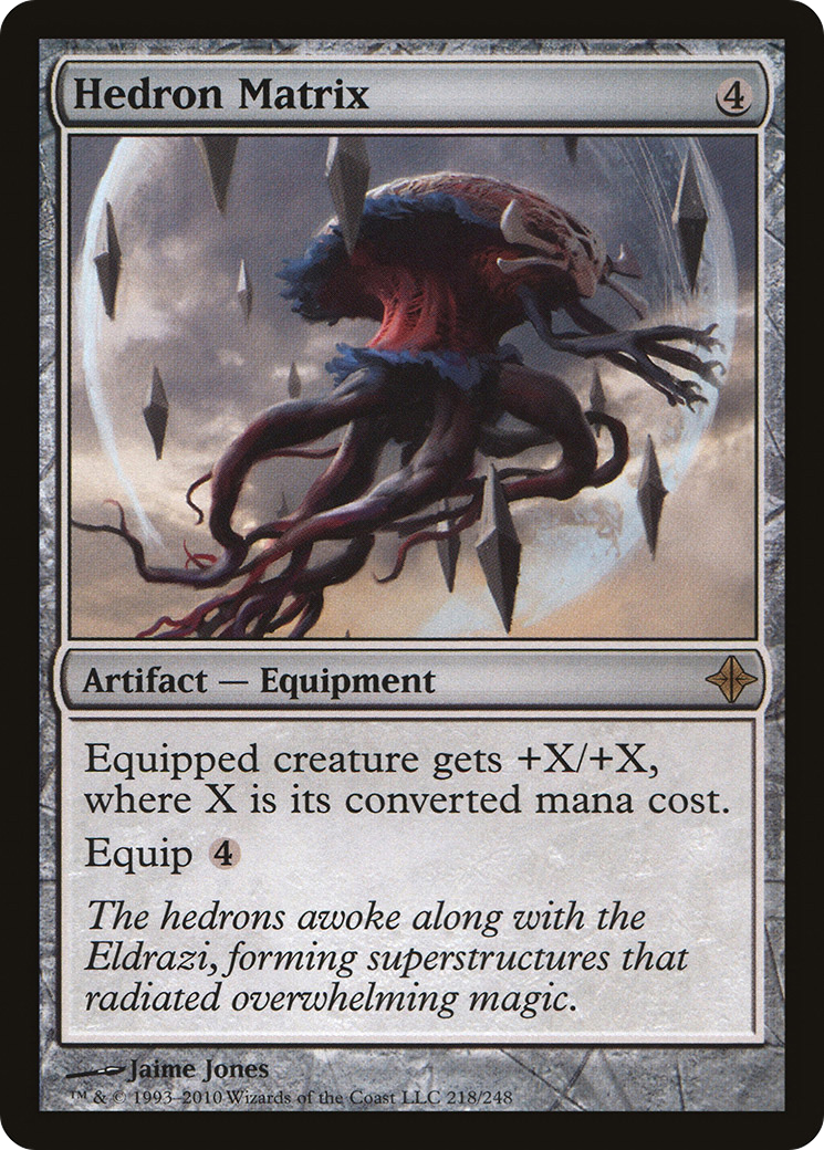 Hedron Matrix (218) Foil - Rise of the Eldrazi