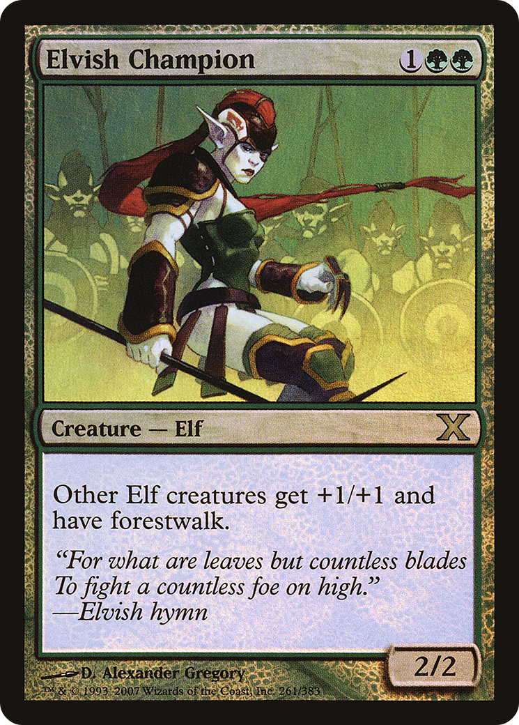Elvish Champion (261) Foil - Tenth Edition