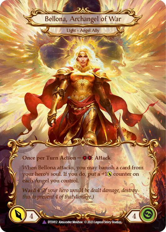 Figment of War // Bellona, Archangel of War (Marvel) (DTD012) Cold Foil - Dusk till Dawn