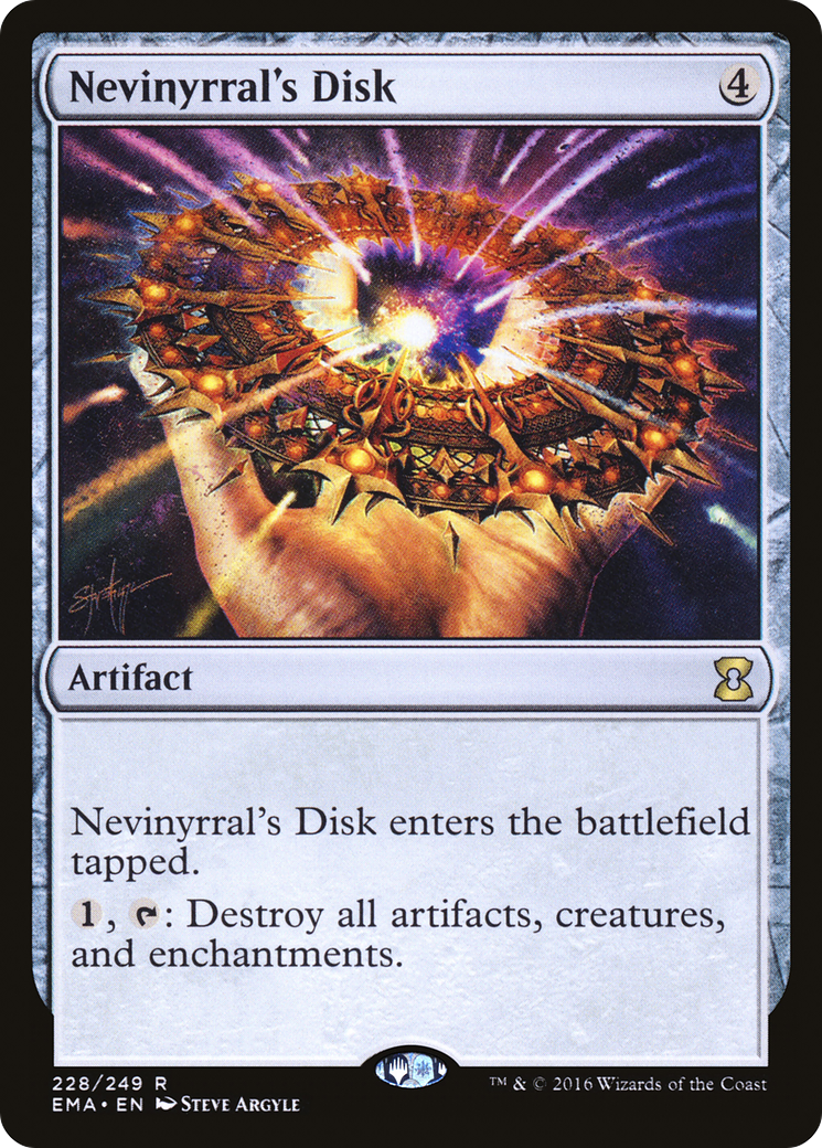 Nevinyrral's Disk (228) Foil - Eternal Masters