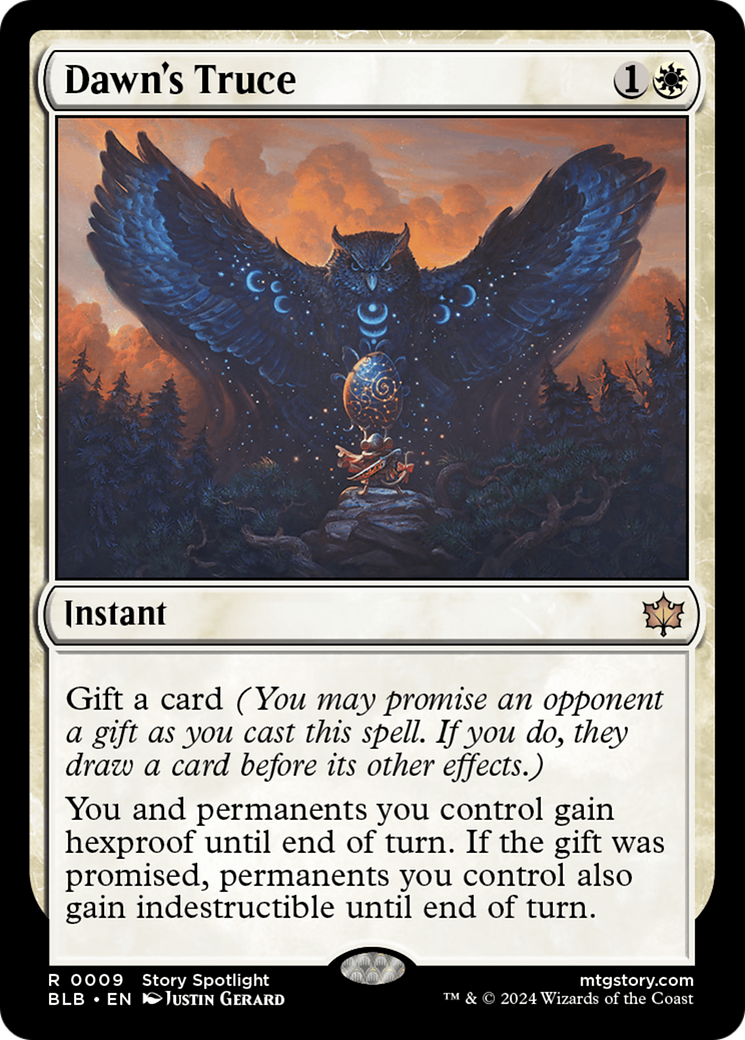 Dawn's Truce (009) Foil - Bloomburrow