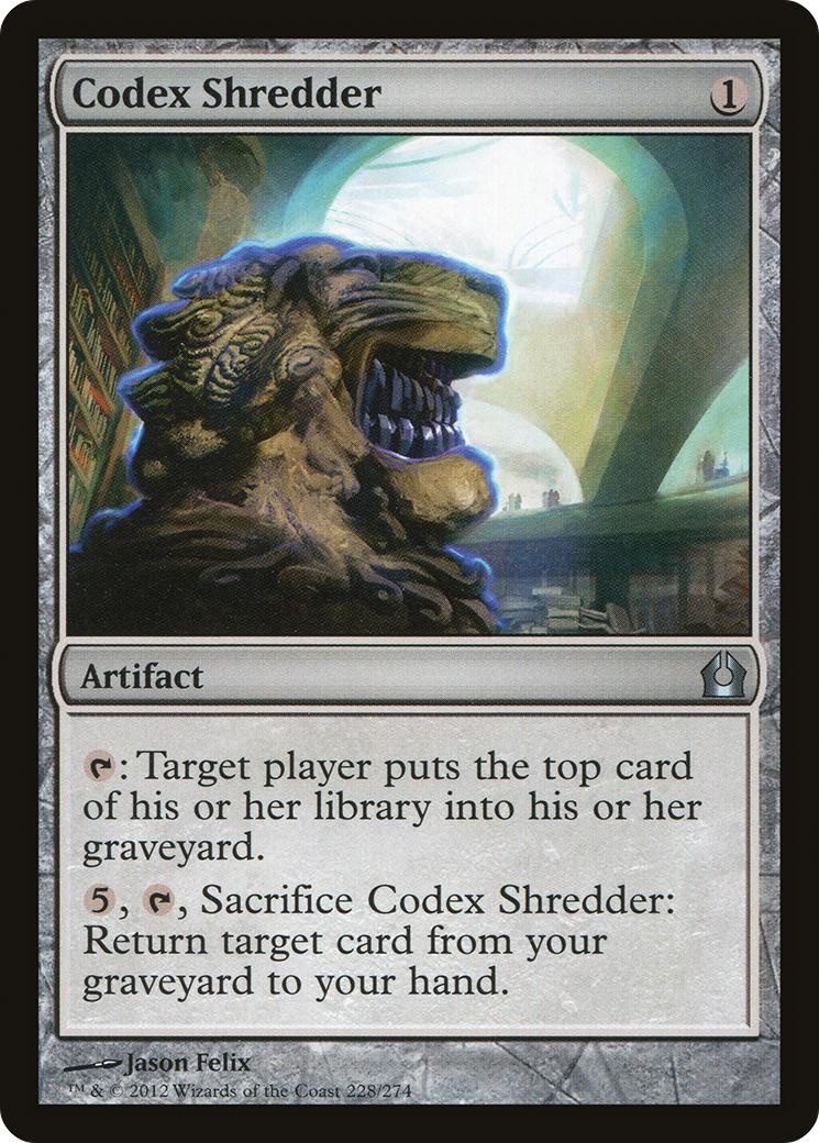Codex Shredder (228) Foil - Return to Ravnica
