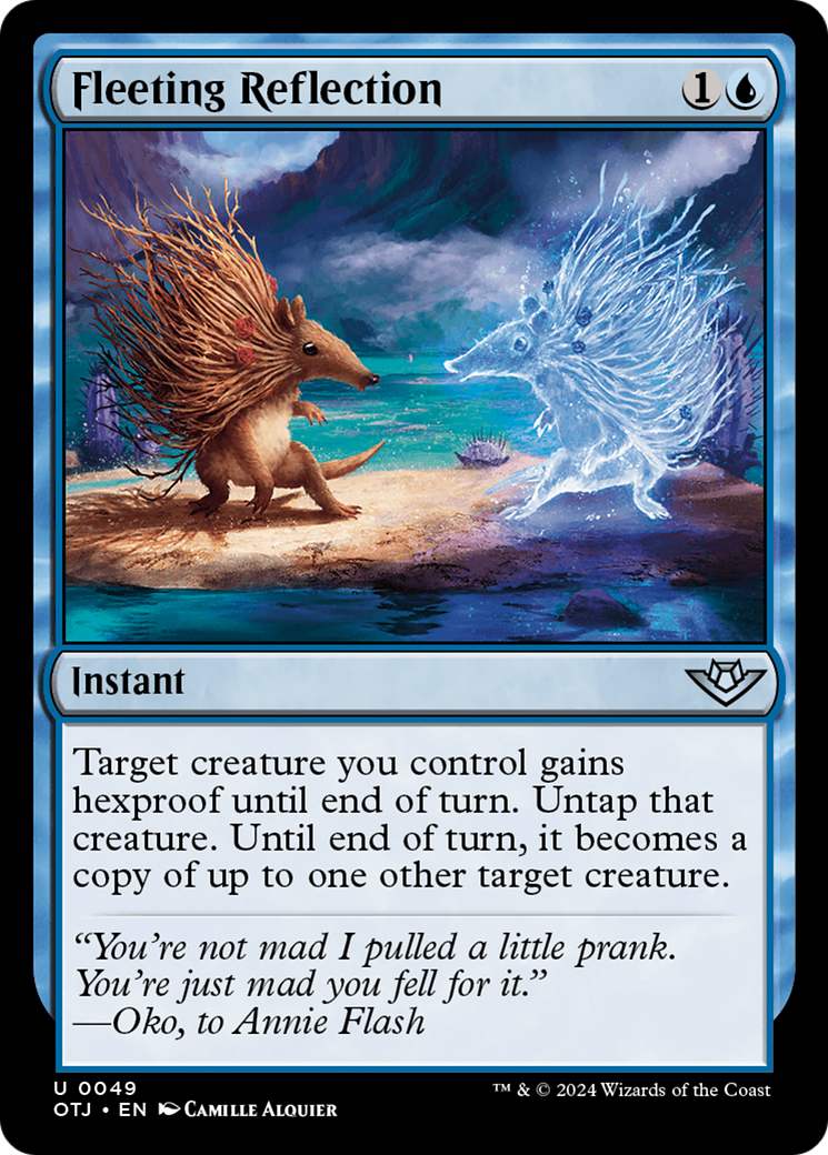 Fleeting Reflection (049) Foil - Outlaws of Thunder Junction