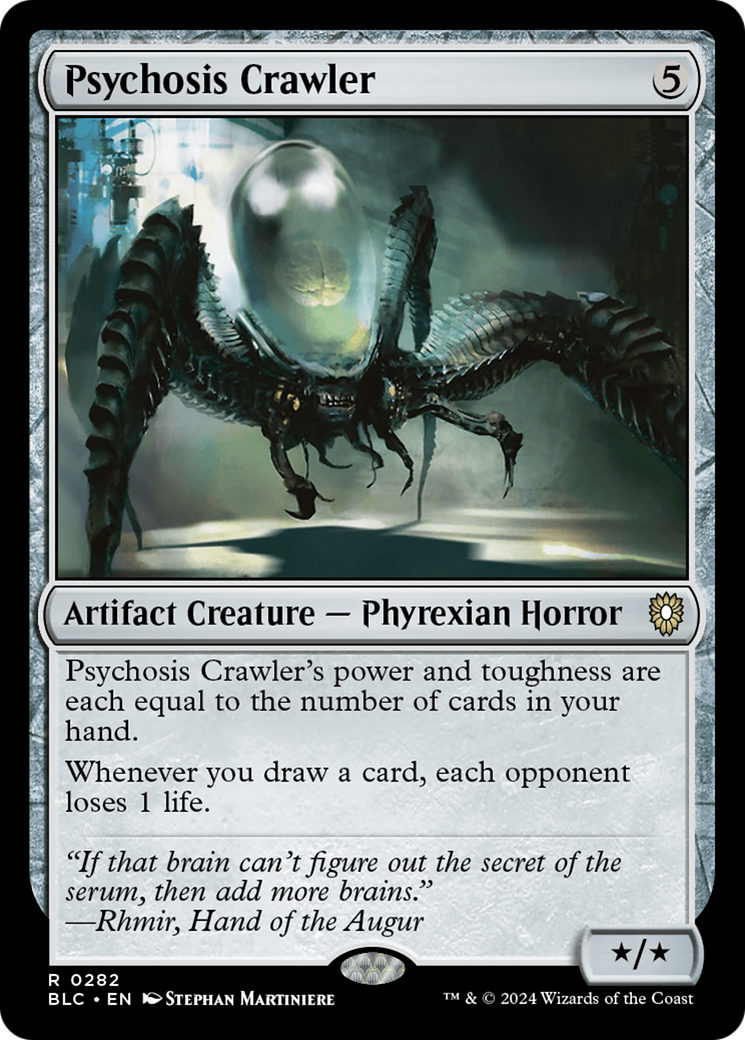 Psychosis Crawler (282) - Bloomburrow Commander
