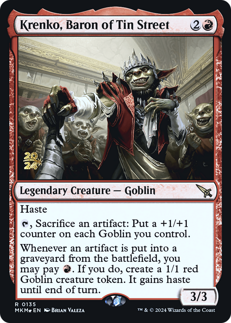Krenko, Baron of Tin Street Foil (135S)